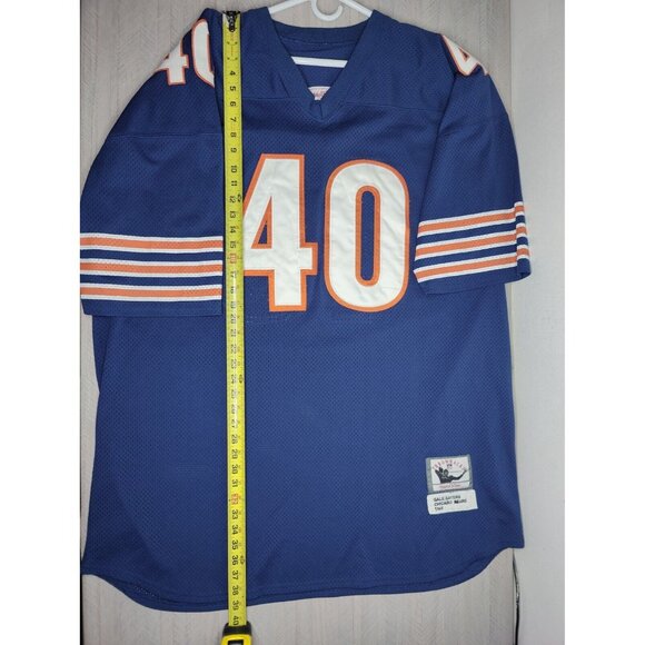 Vintage Gale Sayers Jersey Chicago Bears Mitchell & Ness 1965 Navy Sz 54 XXL - Picture 5 of 11